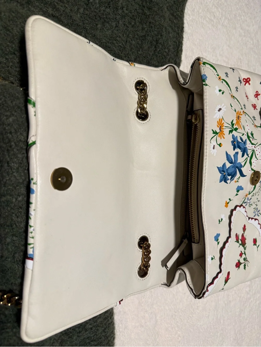 RARE Tory Burch Kira Mixed-Floral Purse and Card Holder